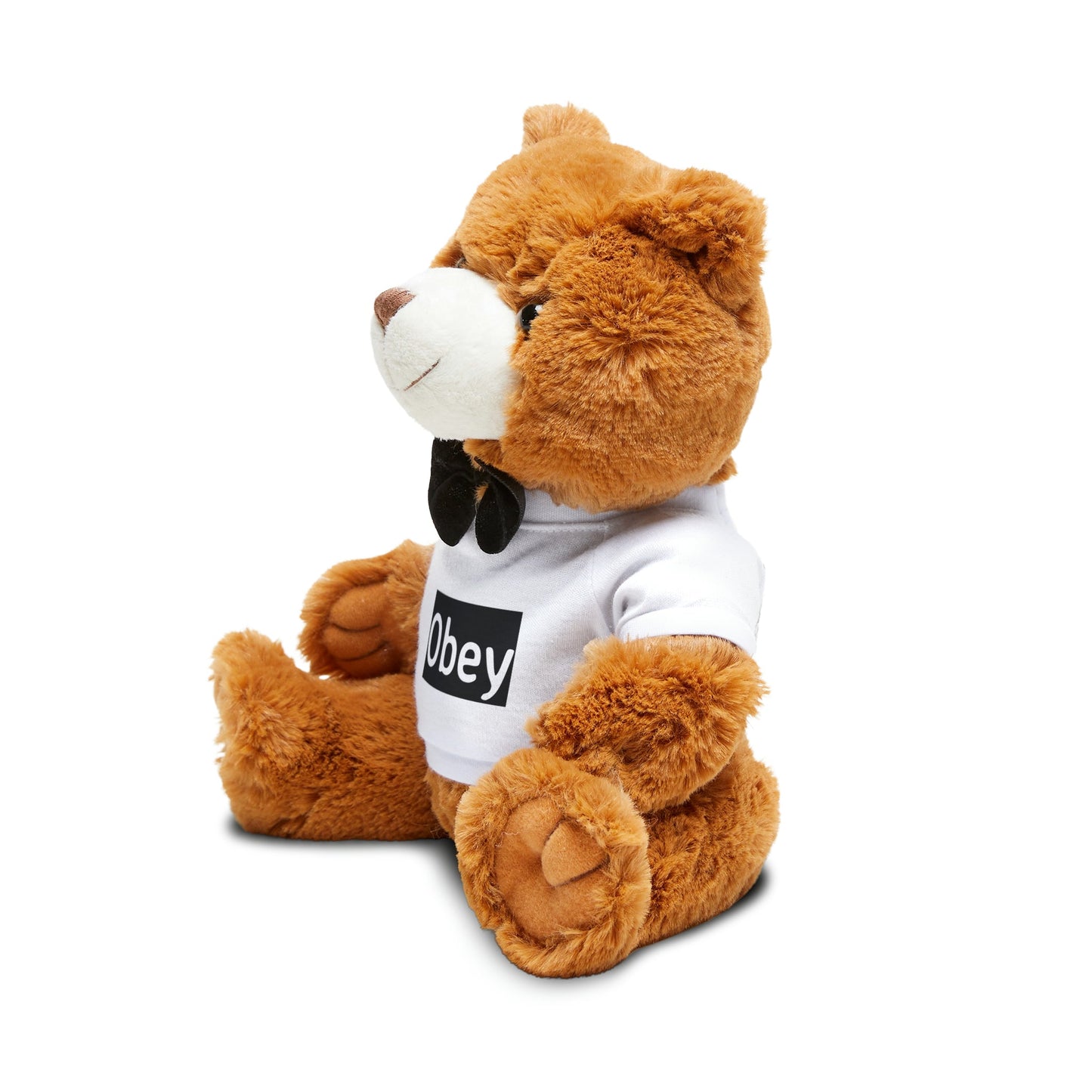 Teddy Bear with T-Shirt - Obey - Premium Teddy Bear with T-Shirt from Concordia Style Boutique - Just $35.90! Shop now at Concordia Style Boutique