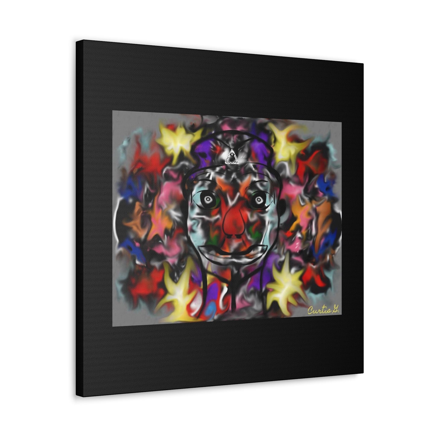 "Tears of a Clown" - Canvas - Premium Canvas from Concordia Style Boutique - Just $23.12! Shop now at Concordia Style Boutique