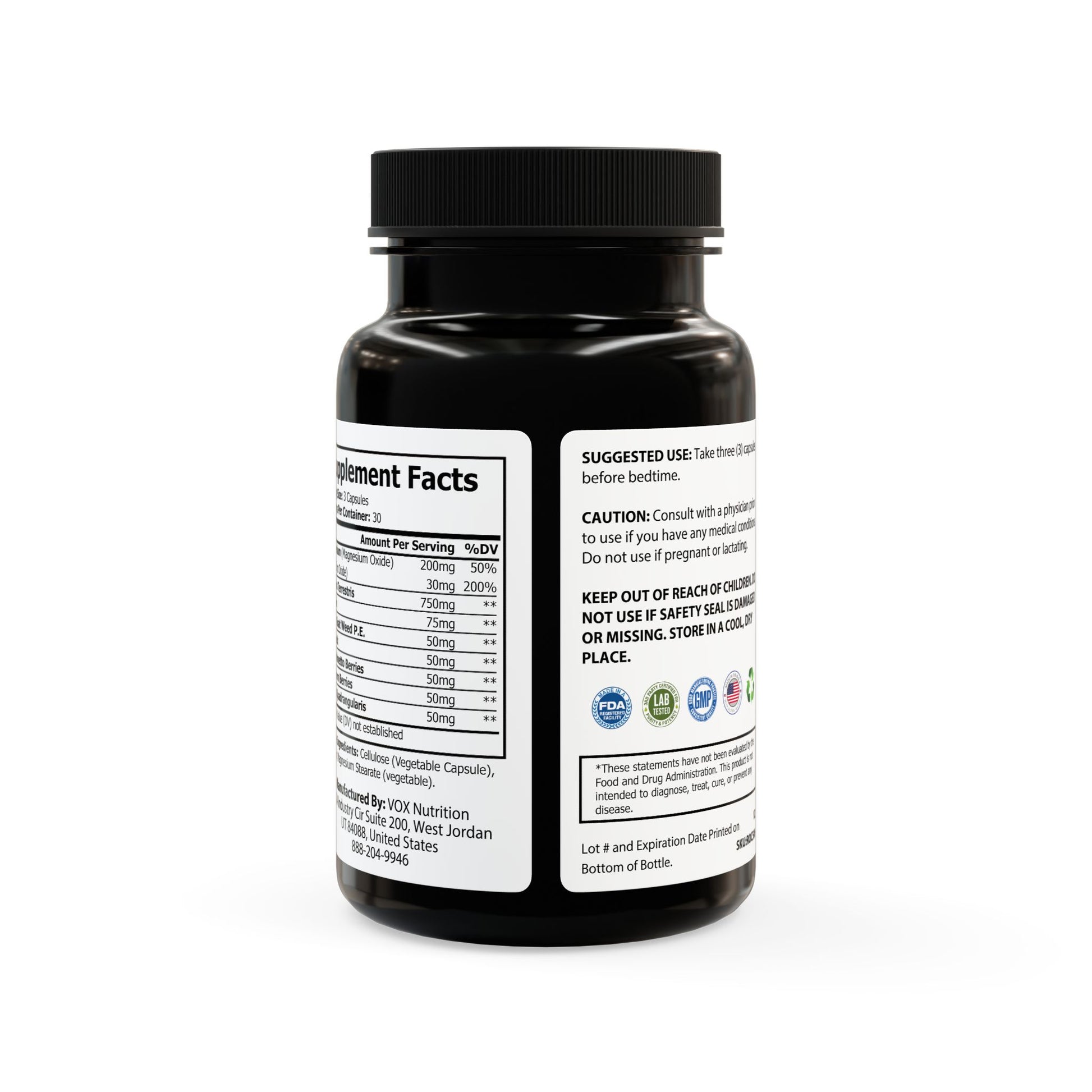 Magnesium Zinc Supplement (90 Capsules) - "Memento Mori" - Premium Food Supplements from Concordia Style Boutique - Just $23.43! Shop now at Concordia Style Boutique