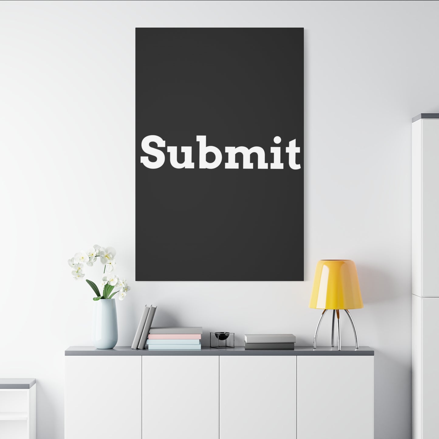 Classic Canvas - "Submit"" - Premium Canvas from Concordia Style Boutique - Just $26.40! Shop now at Concordia Style Boutique