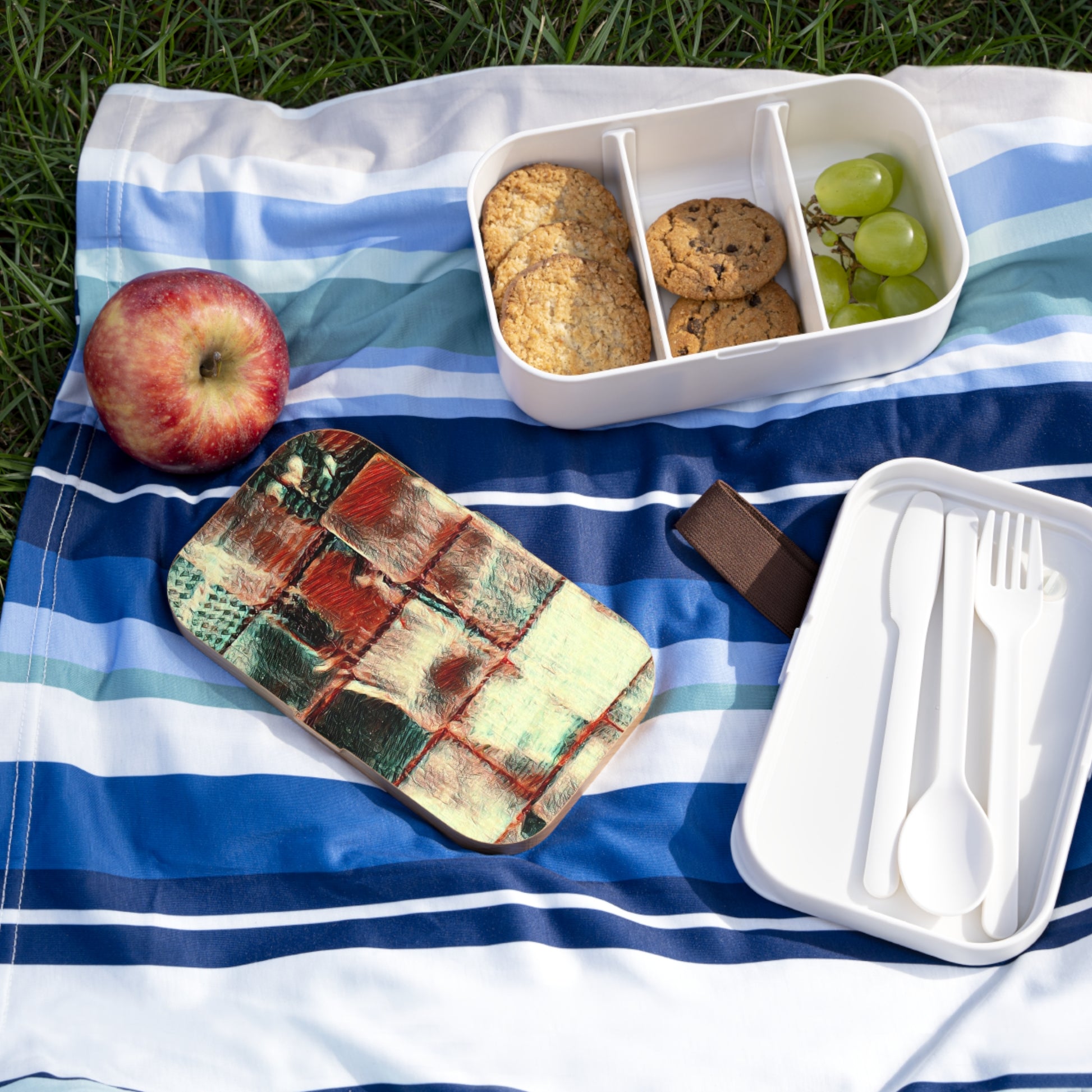 Bento Lunch Box -"Square Dance" - Premium Lunch Box from Concordia Style Boutique - Just $45.88! Shop now at Concordia Style Boutique