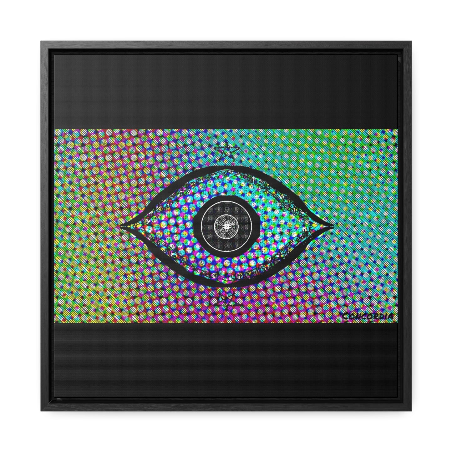 "The Eye" - Gallery Canvas Wraps, Square Frame - Premium Canvas from Concordia Style Boutique - Just $106.56! Shop now at Concordia Style Boutique