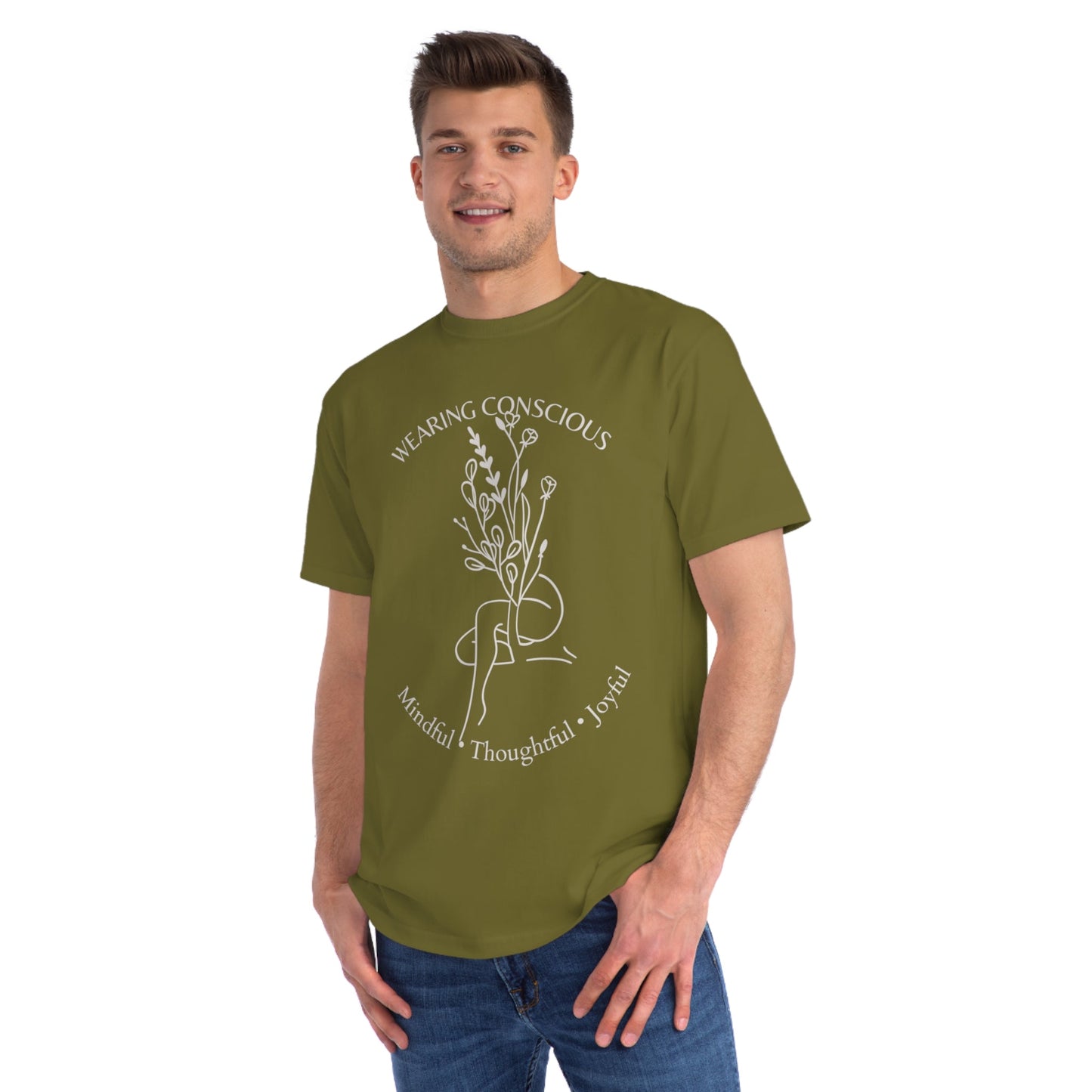 Mindful Thoughtful Joyful Organic Unisex T-Shirt