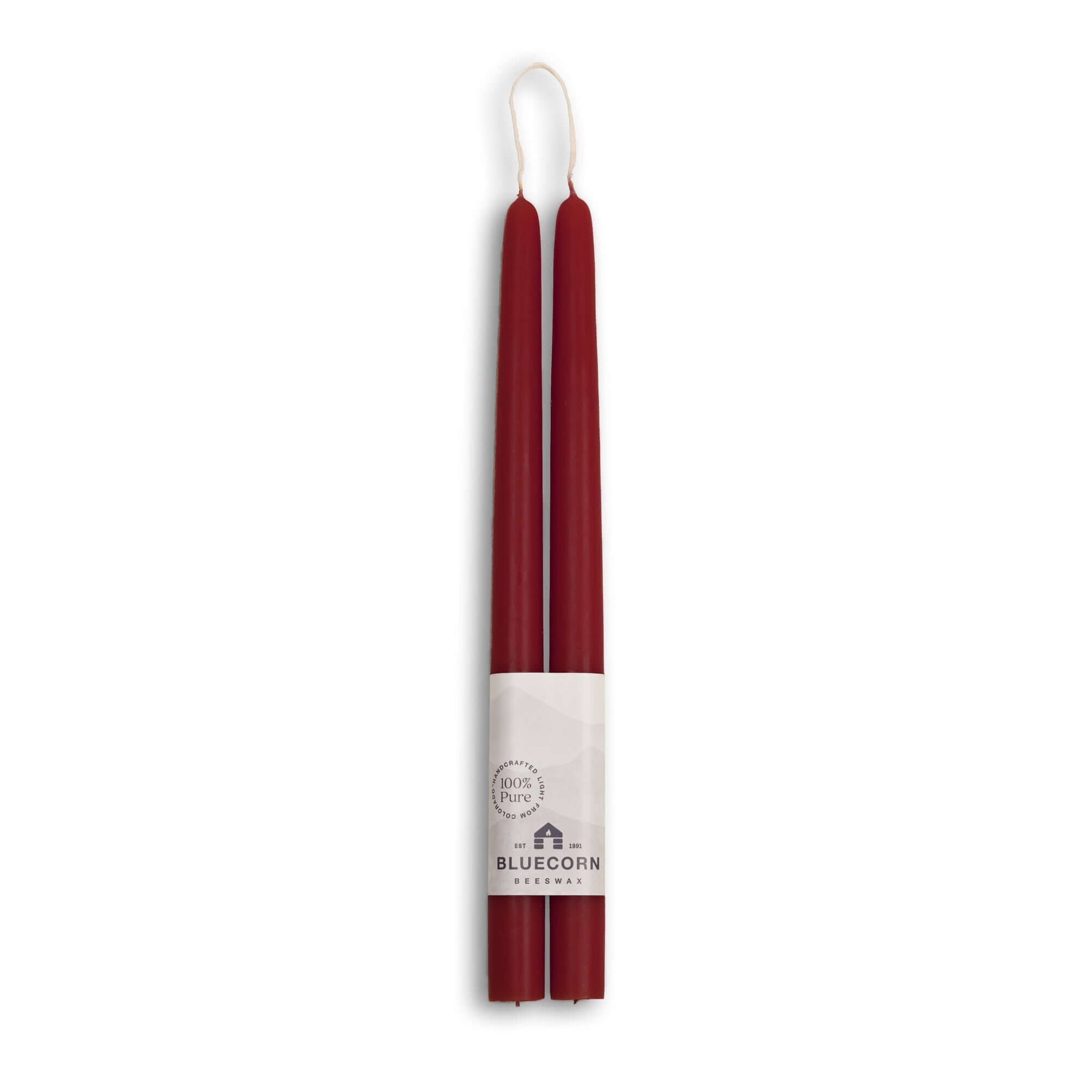 Hand-Dipped Beeswax Taper Candles - 1 Pair - Concordia Style Boutique