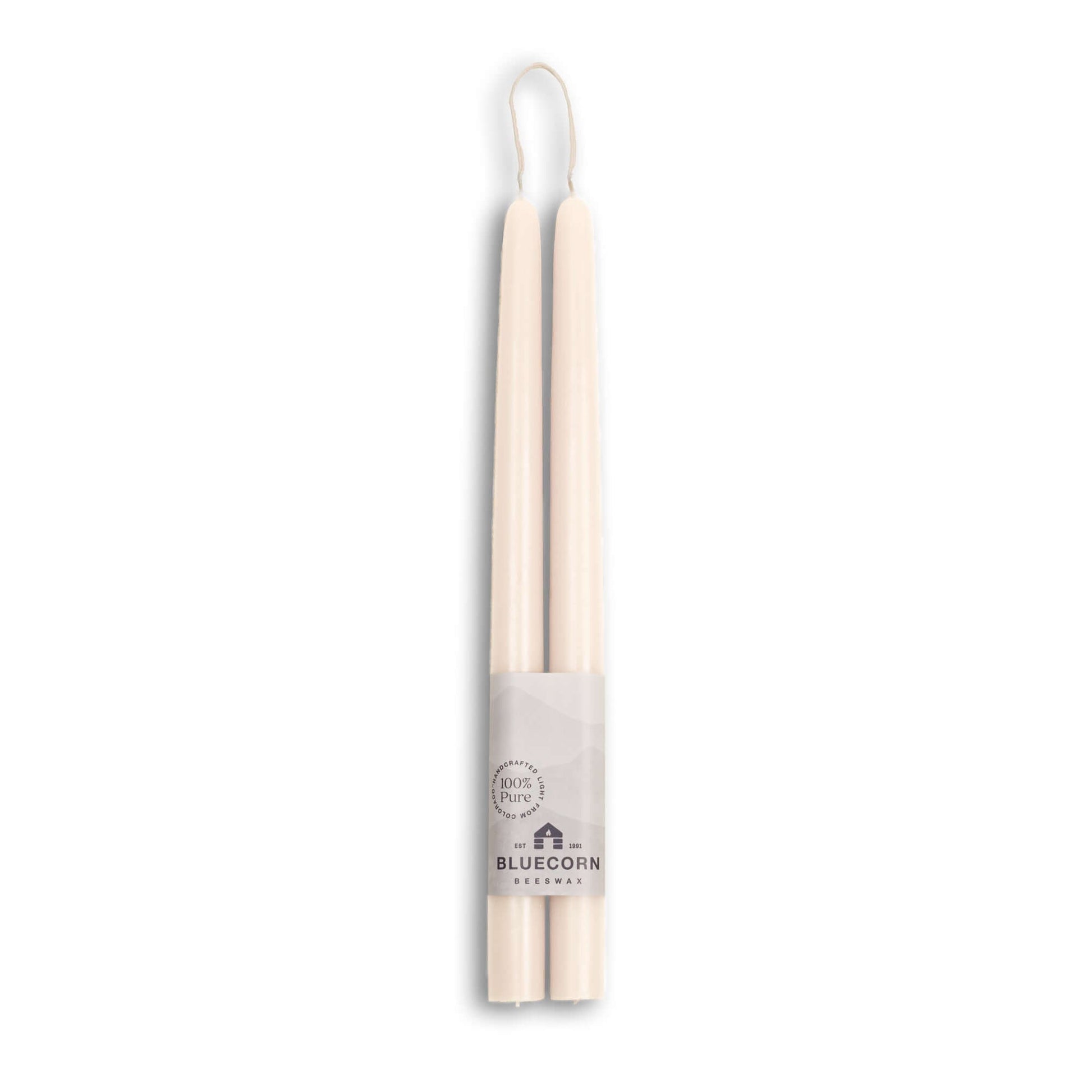 Hand-Dipped Beeswax Taper Candles - 1 Pair - Concordia Style Boutique