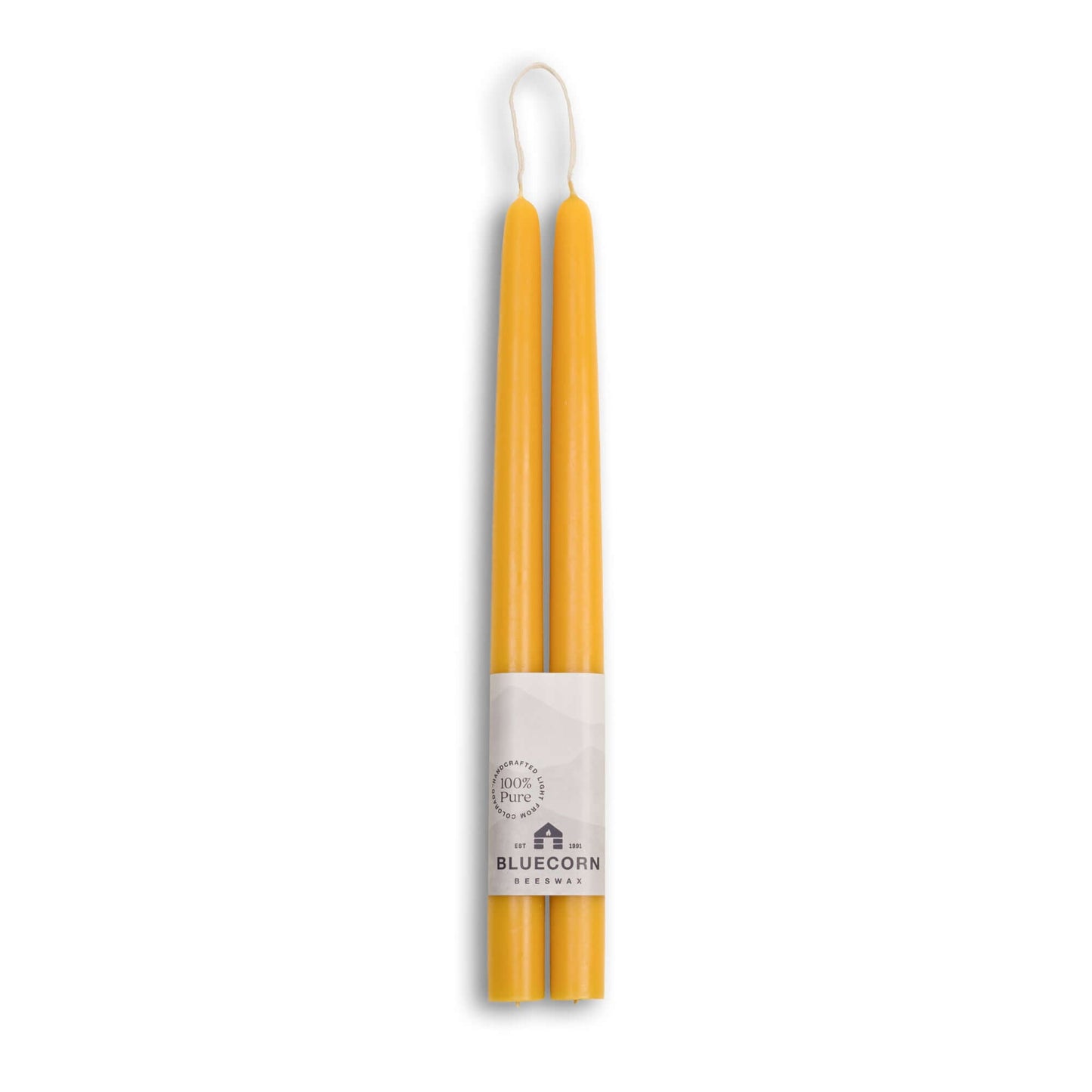 Hand-Dipped Beeswax Taper Candles - 1 Pair - Concordia Style Boutique