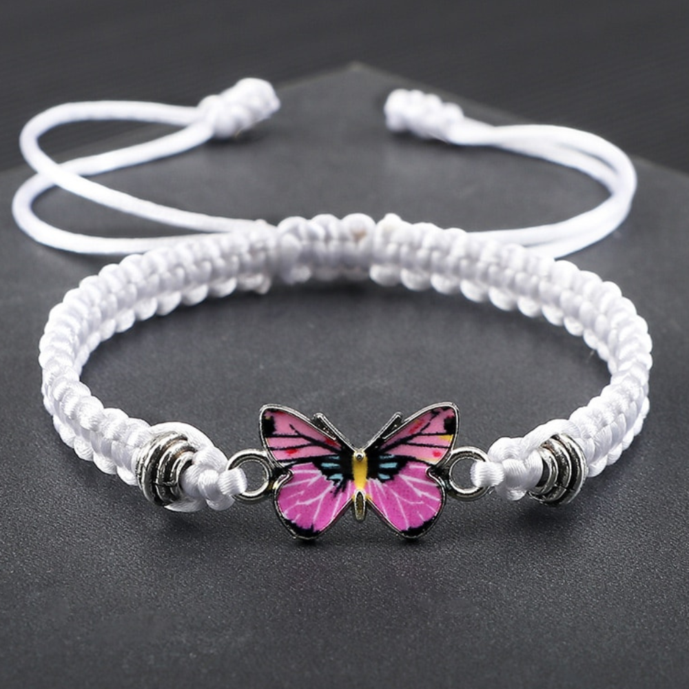 BUTTERFLY CHARM BRACELET (ADJUSTABLE) - Concordia Style Boutique