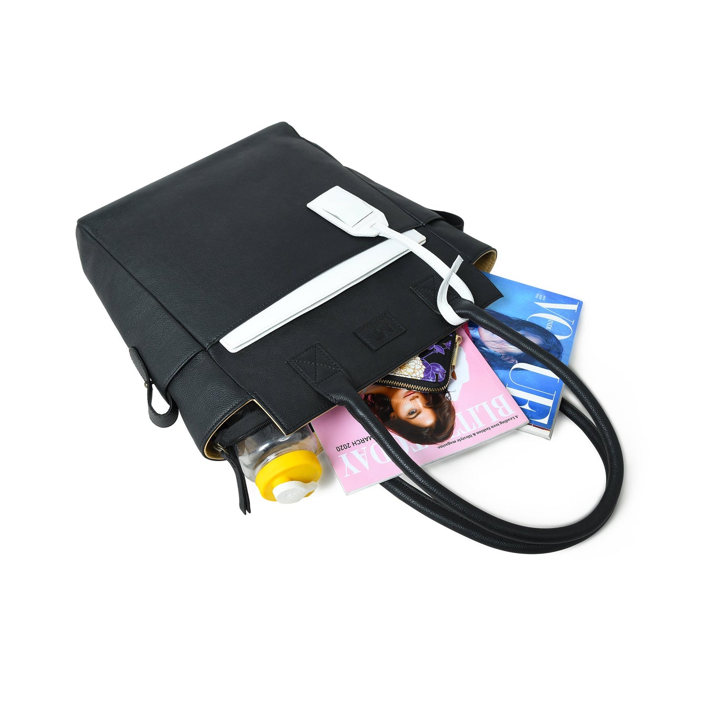 Midnight Elegance Noir Shopper Tote - Concordia Style Boutique