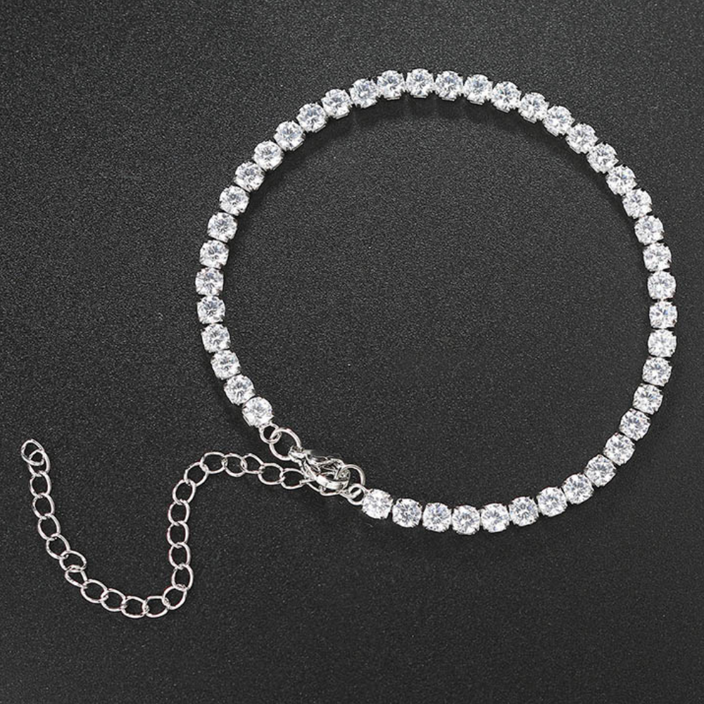 DIAMOND ANKLET (ADJUSTABLE) - Concordia Style Boutique