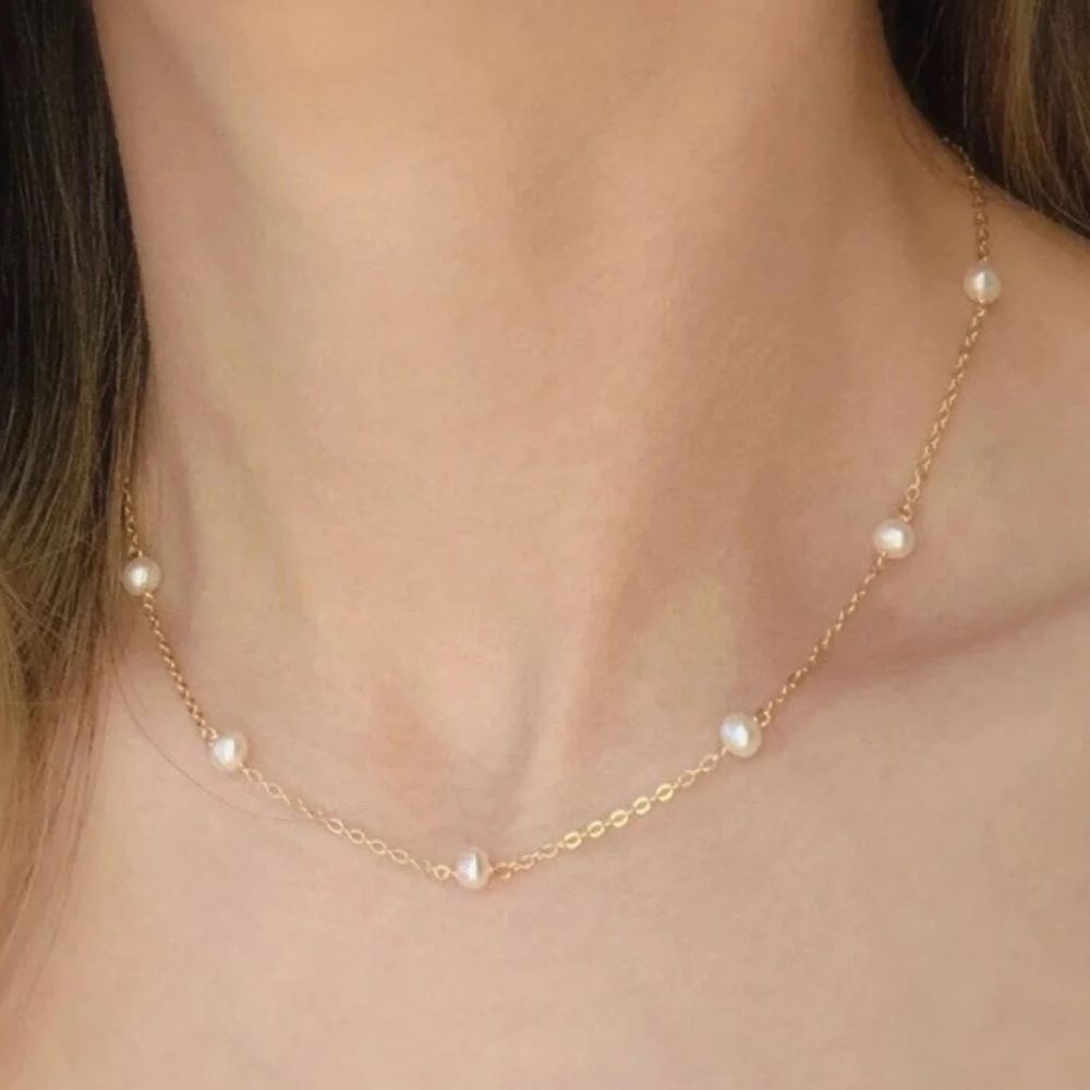 DAINTY PEARL NECKLACE - Concordia Style Boutique