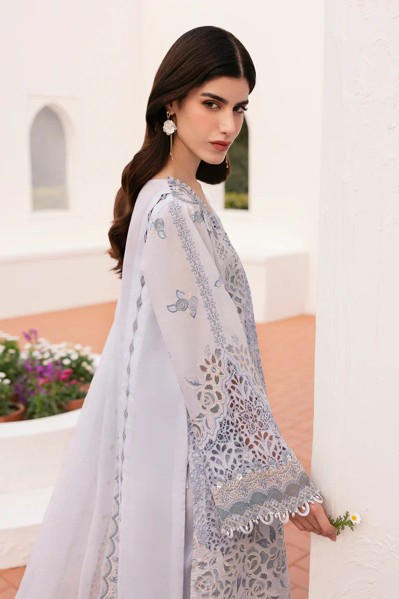 Baroque - BEL-25-D02 3 Piece Embroidered Stitched Lawn Suit