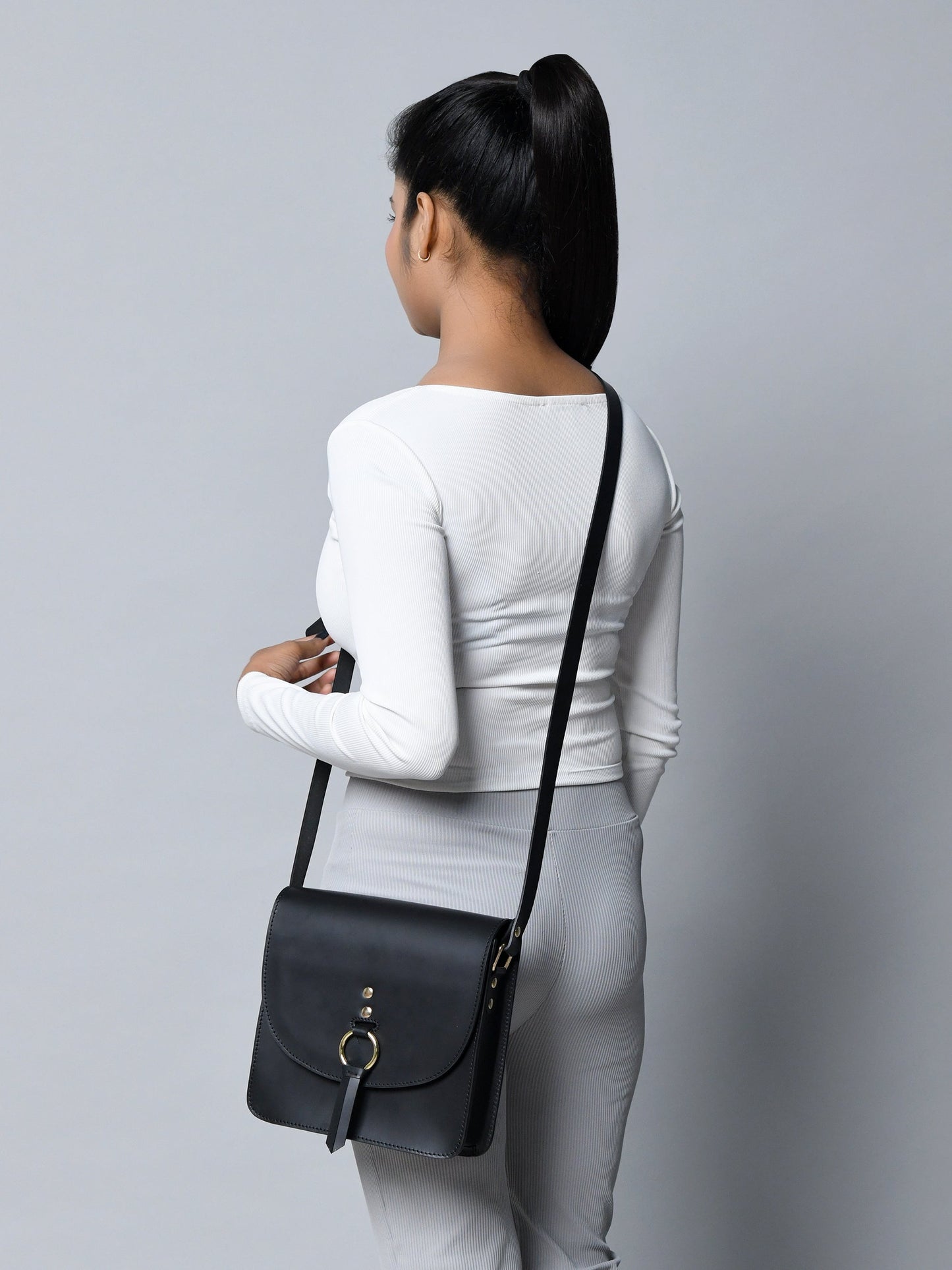 Black Elegance Crossbody Sling Bag - Concordia Style Boutique