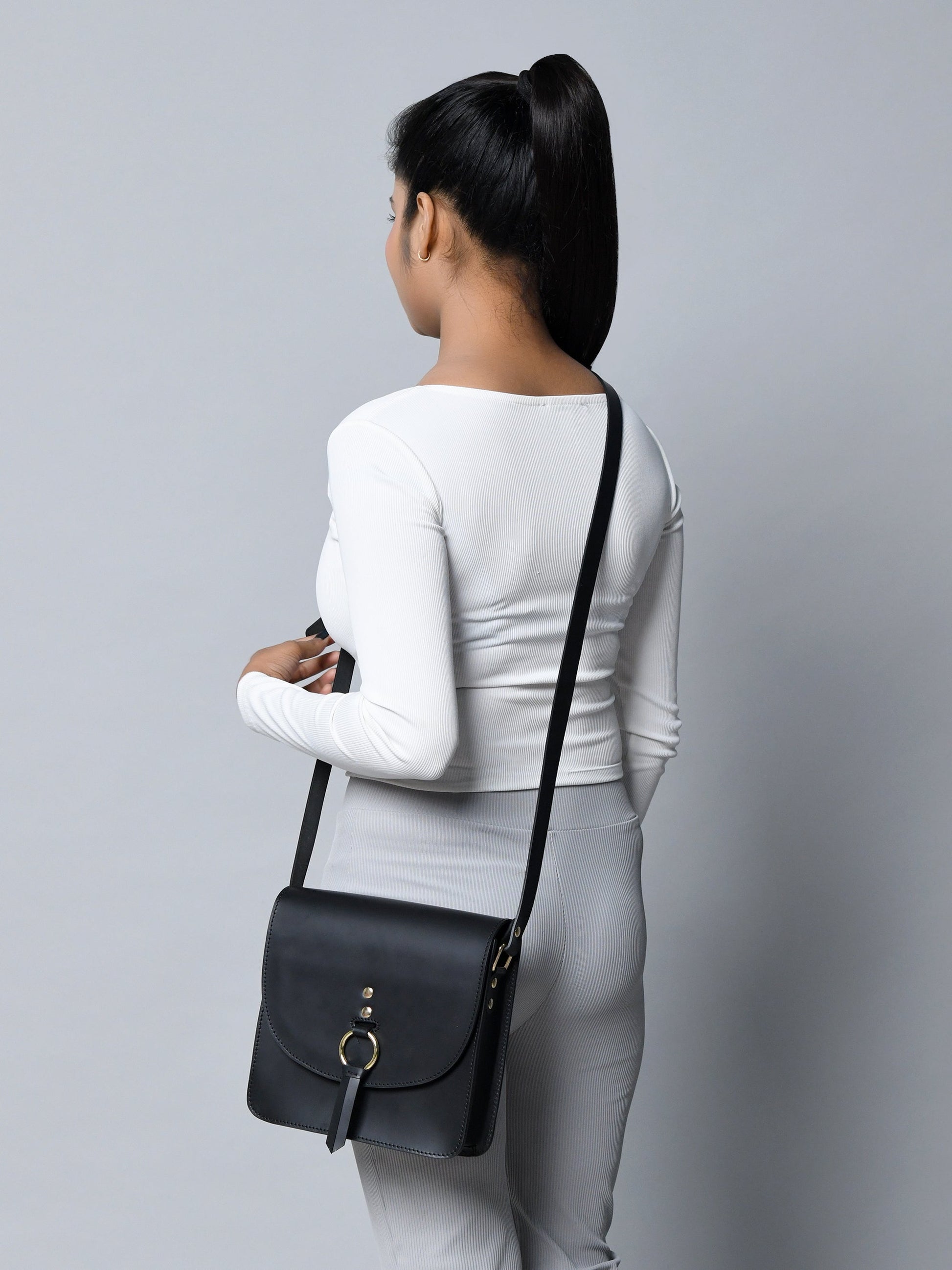 Black Elegance Crossbody Sling Bag - Concordia Style Boutique