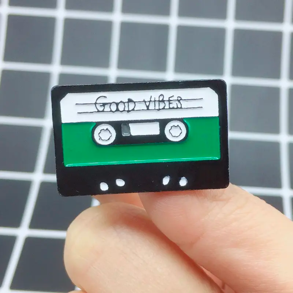 CASSETTE TAPE PIN - Concordia Style Boutique
