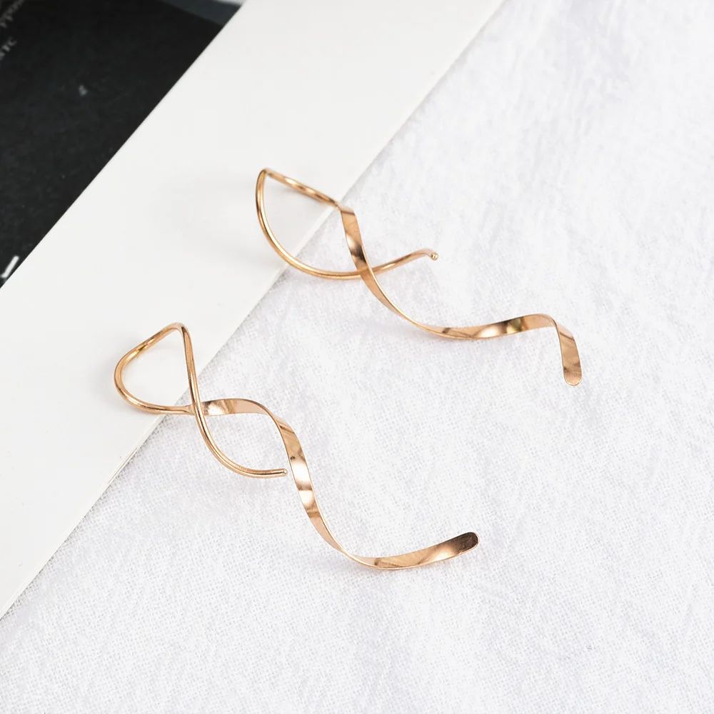 GOLD SPIRAL EARRINGS (PAIR) - Concordia Style Boutique
