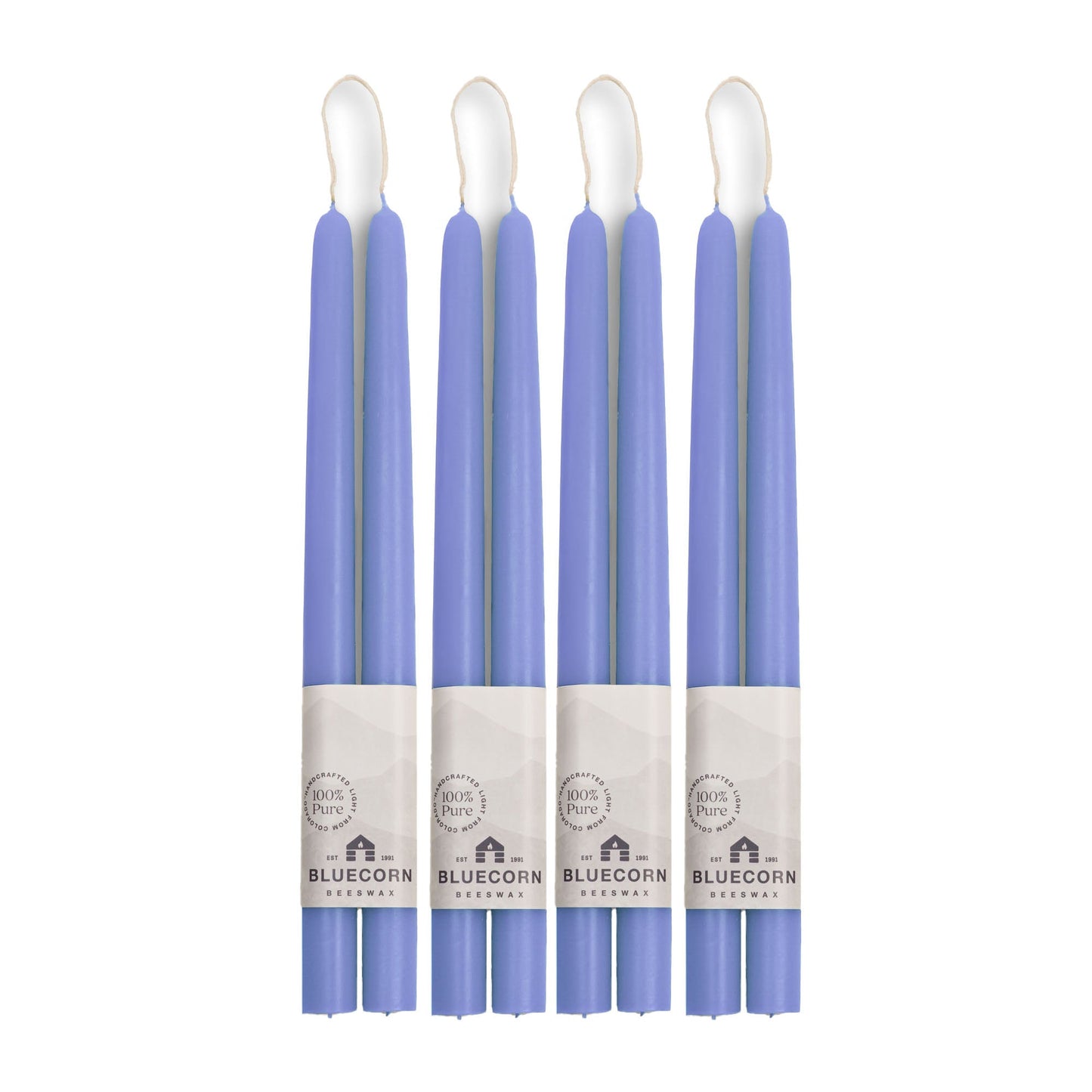 Hand-Dipped Beeswax Taper Candles - Bulk 4-Pair Bundle - Concordia Style Boutique