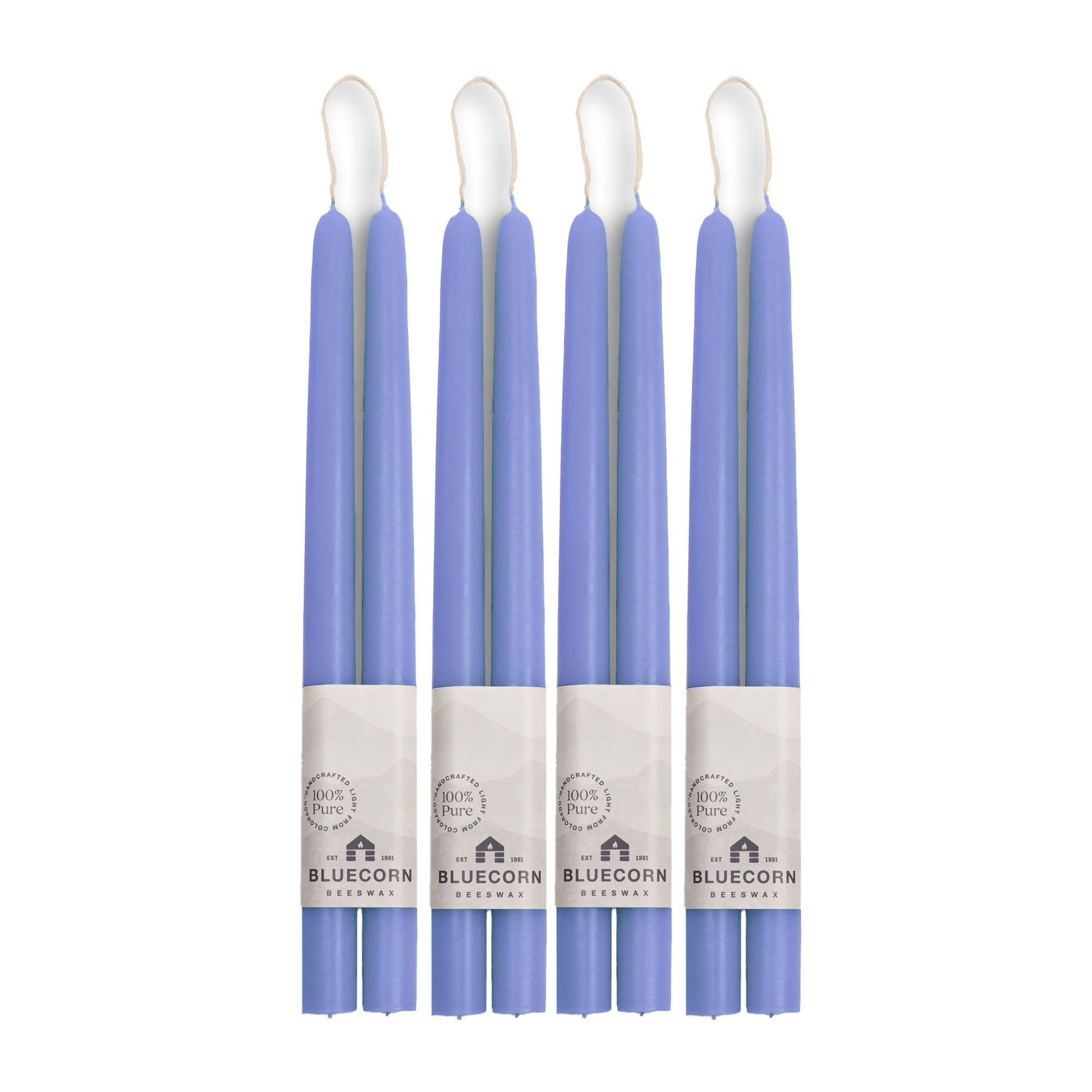 Hand-Dipped Beeswax Taper Candles - Bulk 4-Pair Bundle - Concordia Style Boutique