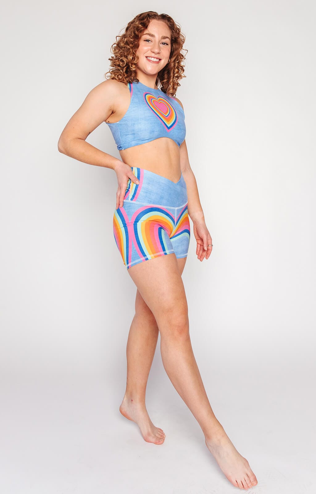 Movement Short - Rainbow Love - Concordia Style Boutique