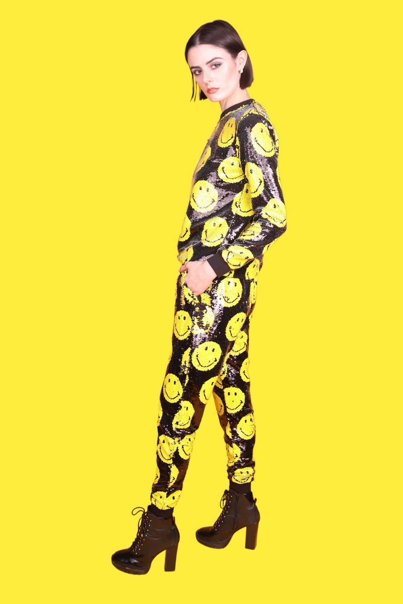 "Any Old  Iron" - x Smiley Joggers - Premium Clothing from Any Old Iron - Just $175! Shop now at Concordia Style Boutique