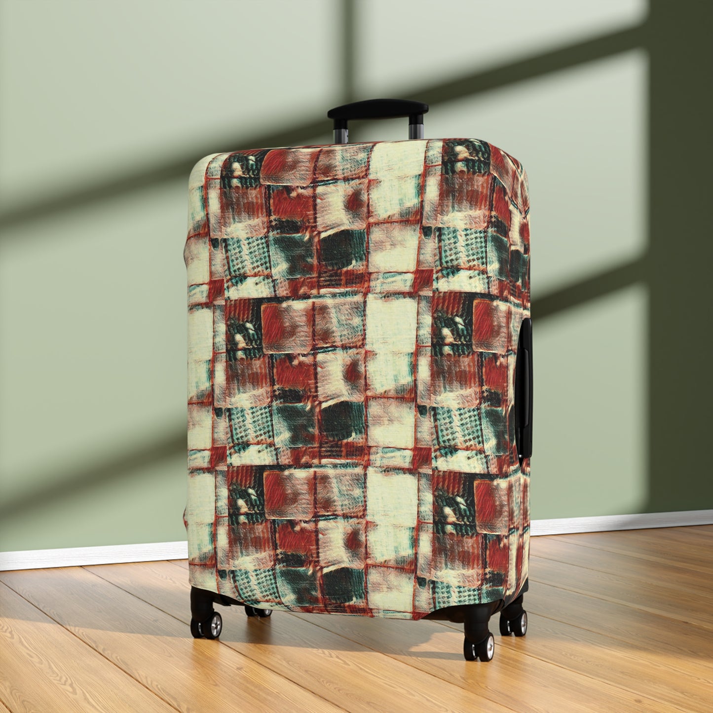 Luggage Cover - "Square Dance" - Premium Luggage Cover from Concordia Style Boutique - Just $31.25! Shop now at Concordia Style Boutique