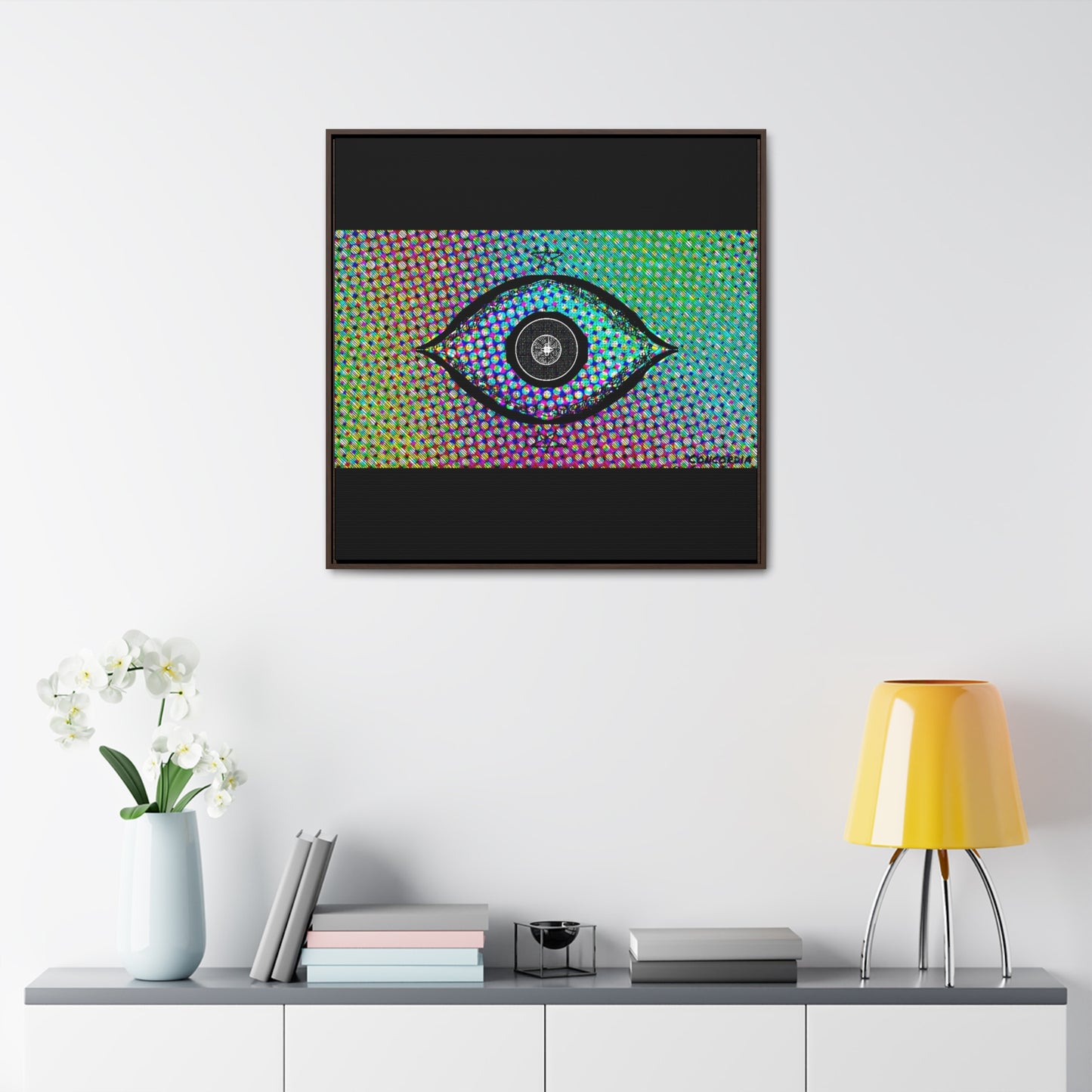 "The Eye" - Gallery Canvas Wraps, Square Frame - Premium Canvas from Concordia Style Boutique - Just $106.56! Shop now at Concordia Style Boutique