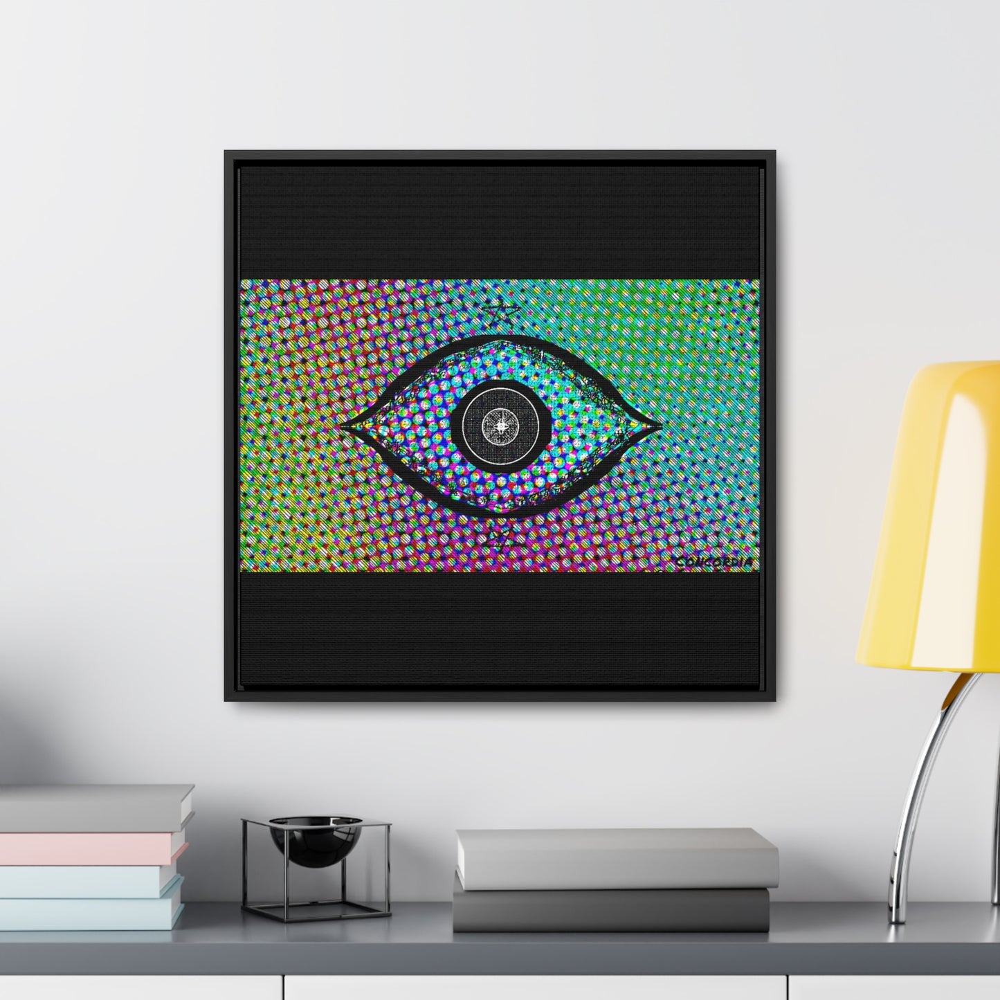 "The Eye" - Gallery Canvas Wraps, Square Frame - Premium Canvas from Concordia Style Boutique - Just $106.56! Shop now at Concordia Style Boutique