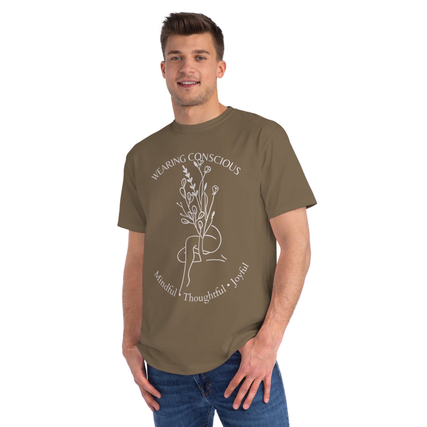 Mindful Thoughtful Joyful Organic Unisex T-Shirt