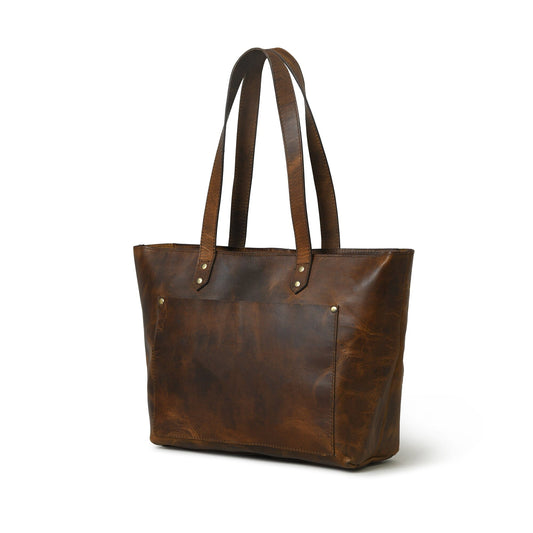 Essential Work Tote - Brown - Concordia Style Boutique