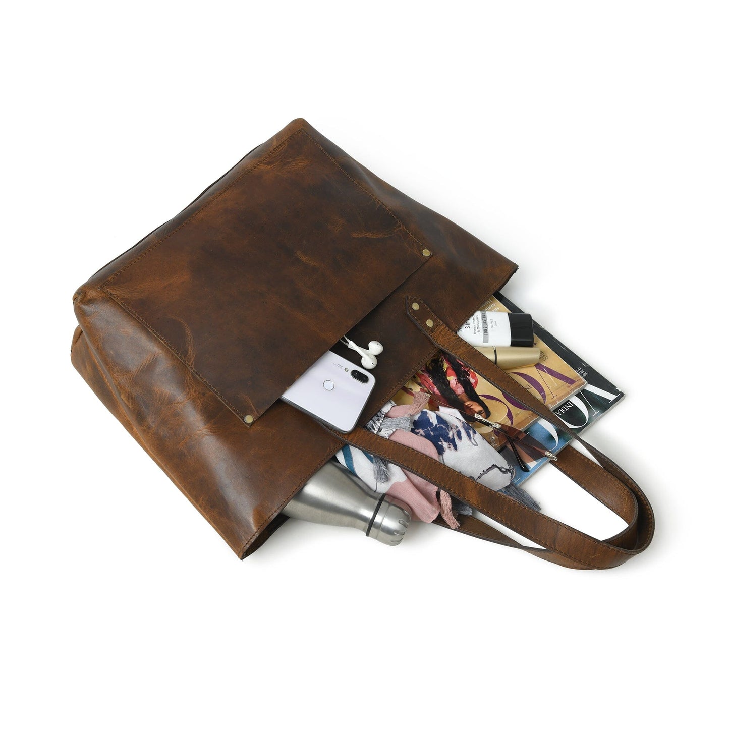 Essential Work Tote - Brown - Concordia Style Boutique