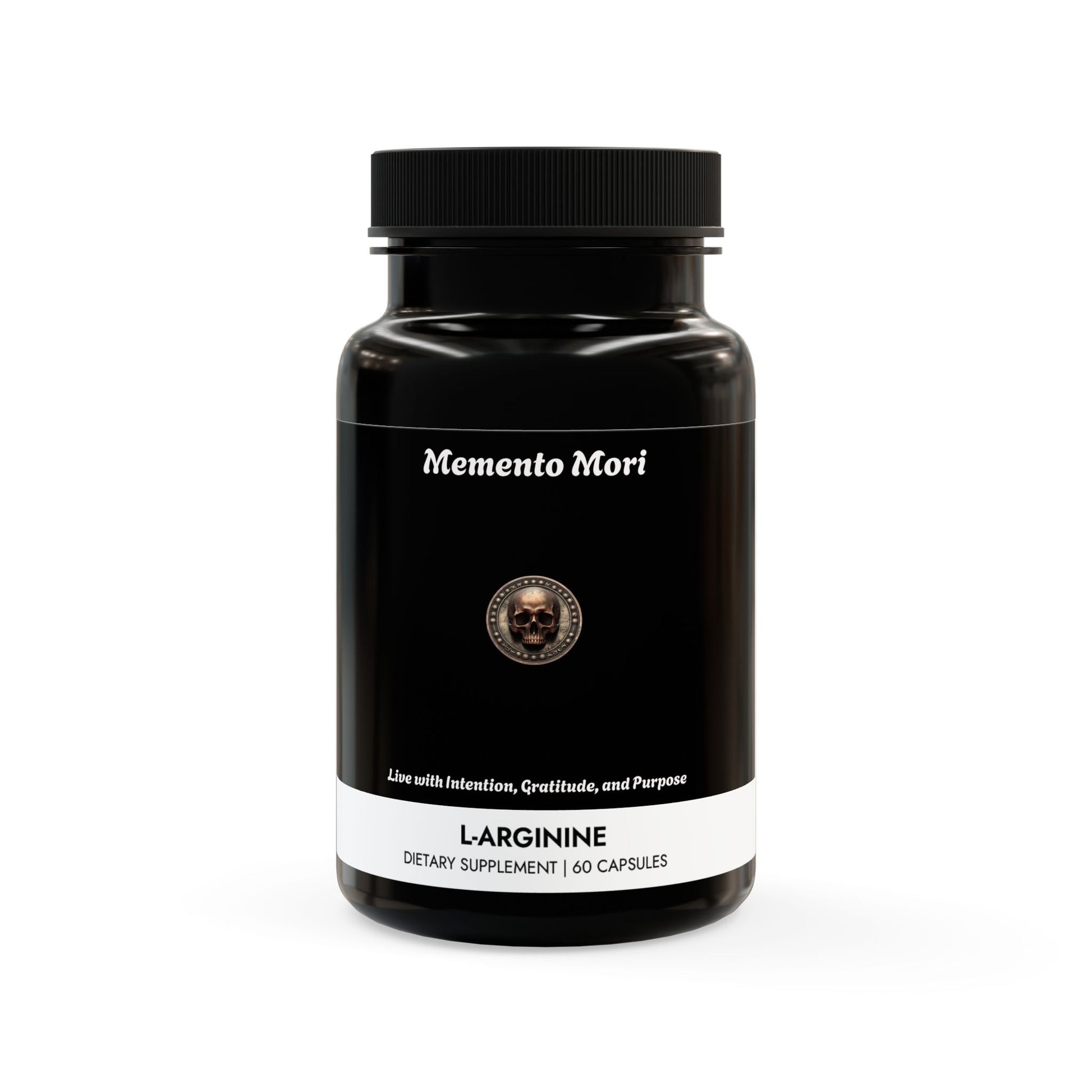 L-Arginine Supplement (60 Capsules) - "Memento Mori" - Premium Food Supplements from Concordia Style Boutique - Just $21.98! Shop now at Concordia Style Boutique