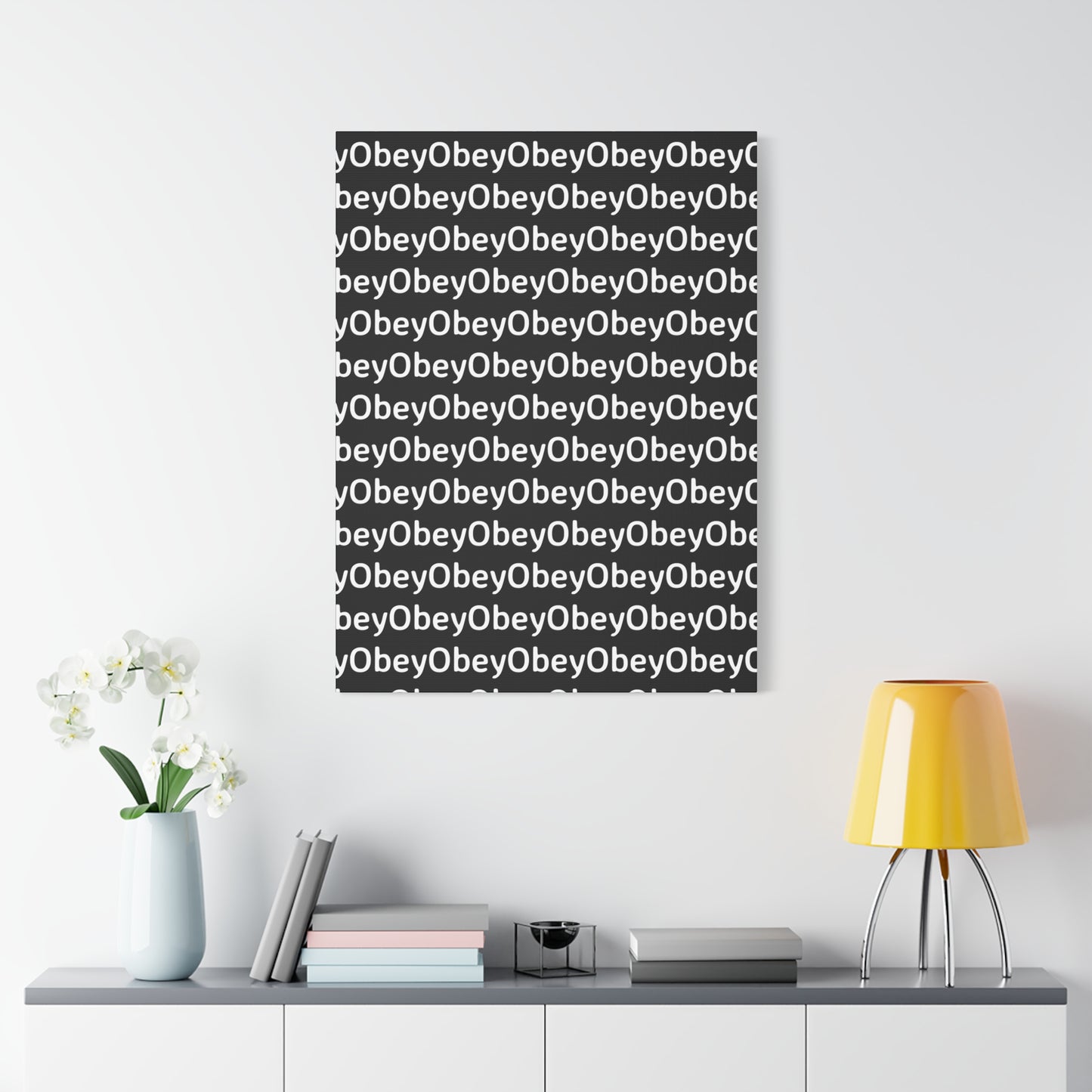 "Obey" - Classic Canvas - Premium Artwork from Concordia Style Boutique - Just $23.12! Shop now at Concordia Style Boutique