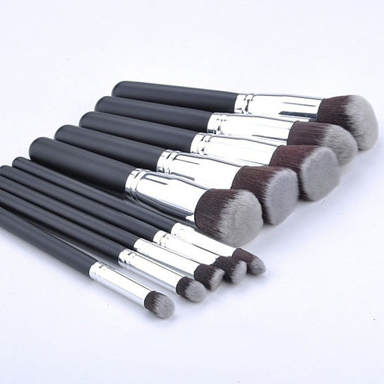 10 Pc Makeup Brush Set - Premium 10 Pc Makeup Brush Set from Concordia Style Boutique - Just $23! Shop now at Concordia Style Boutique