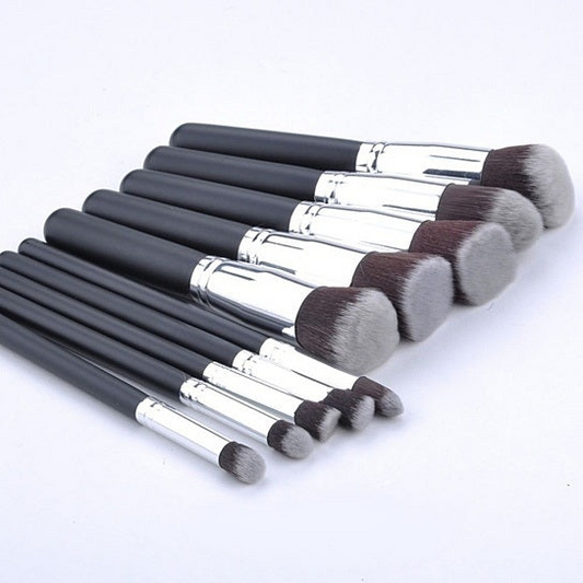 10 Pc Makeup Brush Set - Premium 10 Pc Makeup Brush Set from Concordia Style Boutique - Just $23! Shop now at Concordia Style Boutique