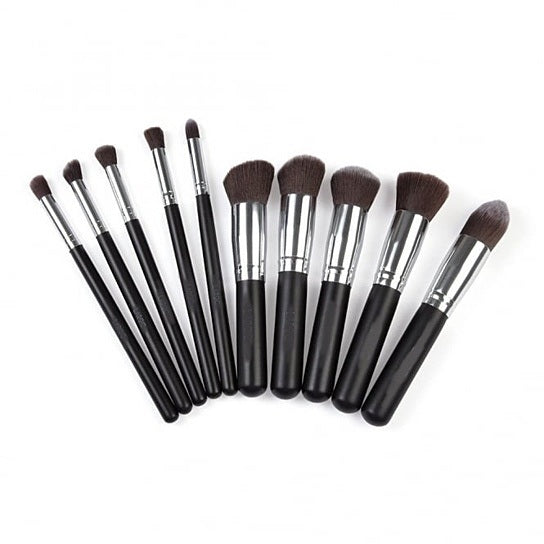 10 Pc Makeup Brush Set - Premium 10 Pc Makeup Brush Set from Concordia Style Boutique - Just $23! Shop now at Concordia Style Boutique