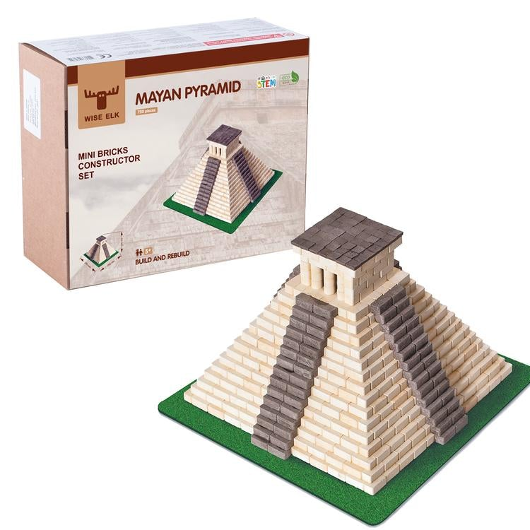 Mini Bricks Construction Set - Mayan Pyramid - Premium Mini Bricks Construction Set from Concordia Style Boutique - Just $41.76! Shop now at Concordia Style Boutique