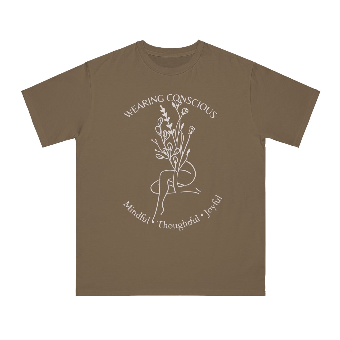 Mindful Thoughtful Joyful Organic Unisex T-Shirt