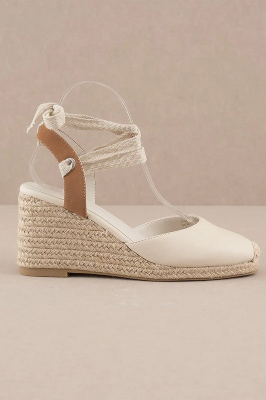 ALONDRA LACE UP WEDGE - Concordia Style Boutique