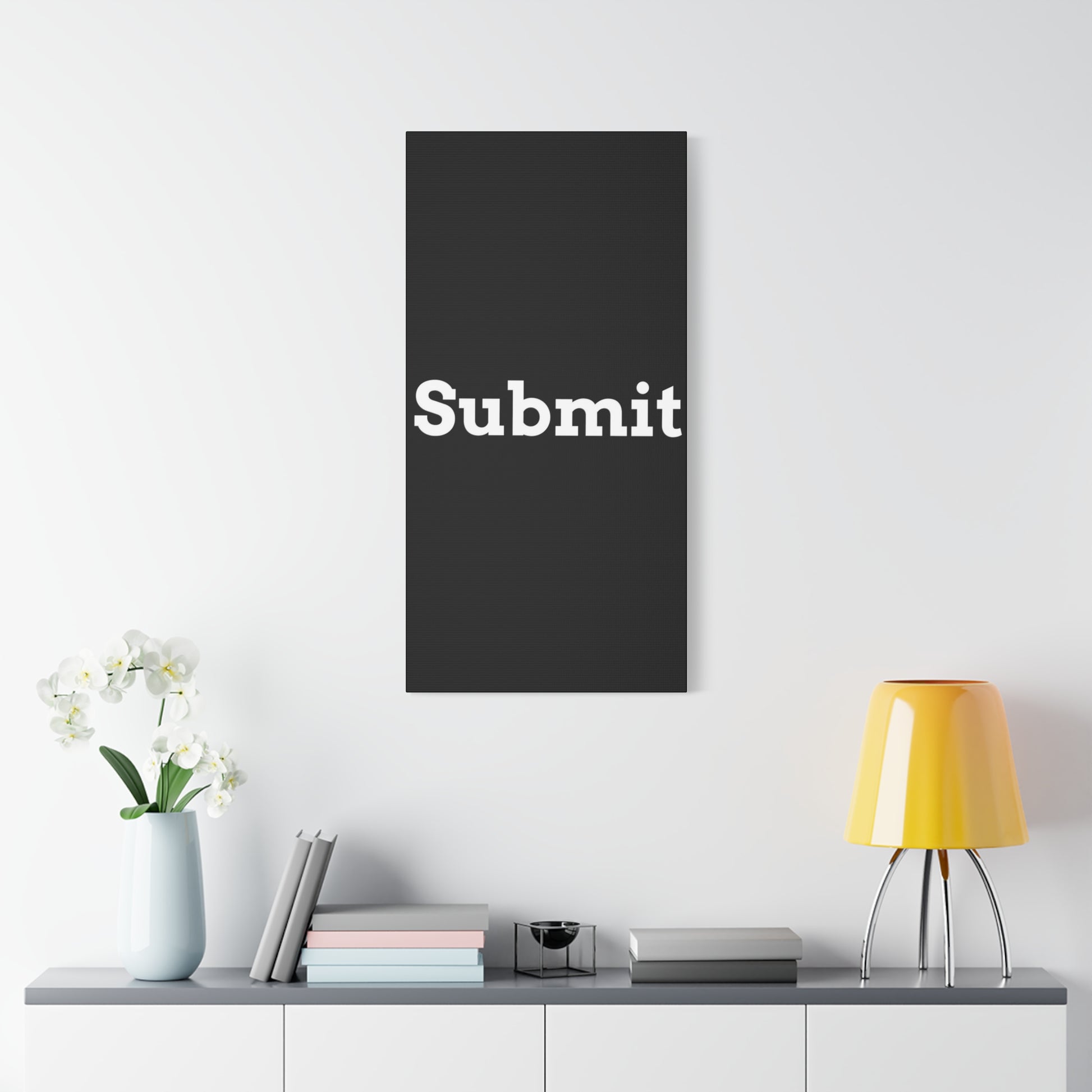 Classic Canvas - "Submit"" - Premium Canvas from Concordia Style Boutique - Just $26.40! Shop now at Concordia Style Boutique