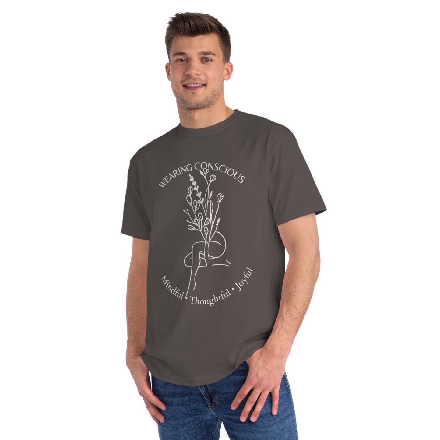 Mindful Thoughtful Joyful Organic Unisex T-Shirt