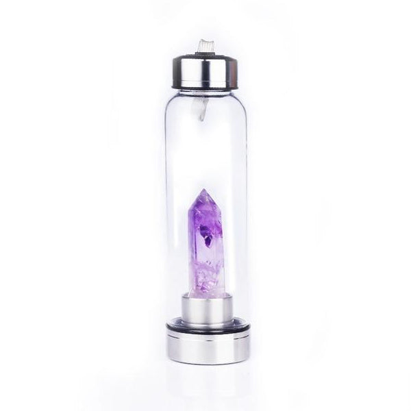 Pure Essence Natural Stone Infused Water In Glass Bottle - Premium Natural Stone Infused Water In Glass Bottle from Concordia Style Boutique - Just $41.80! Shop now at Concordia Style Boutique