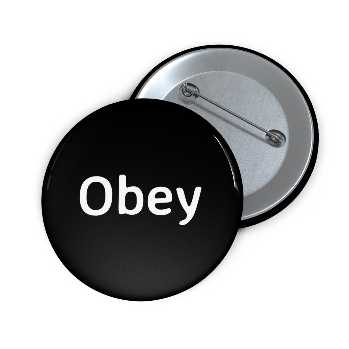 Obey - Pin Button - Premium Accessories from Printify - Just $8.28! Shop now at Concordia Style Boutique