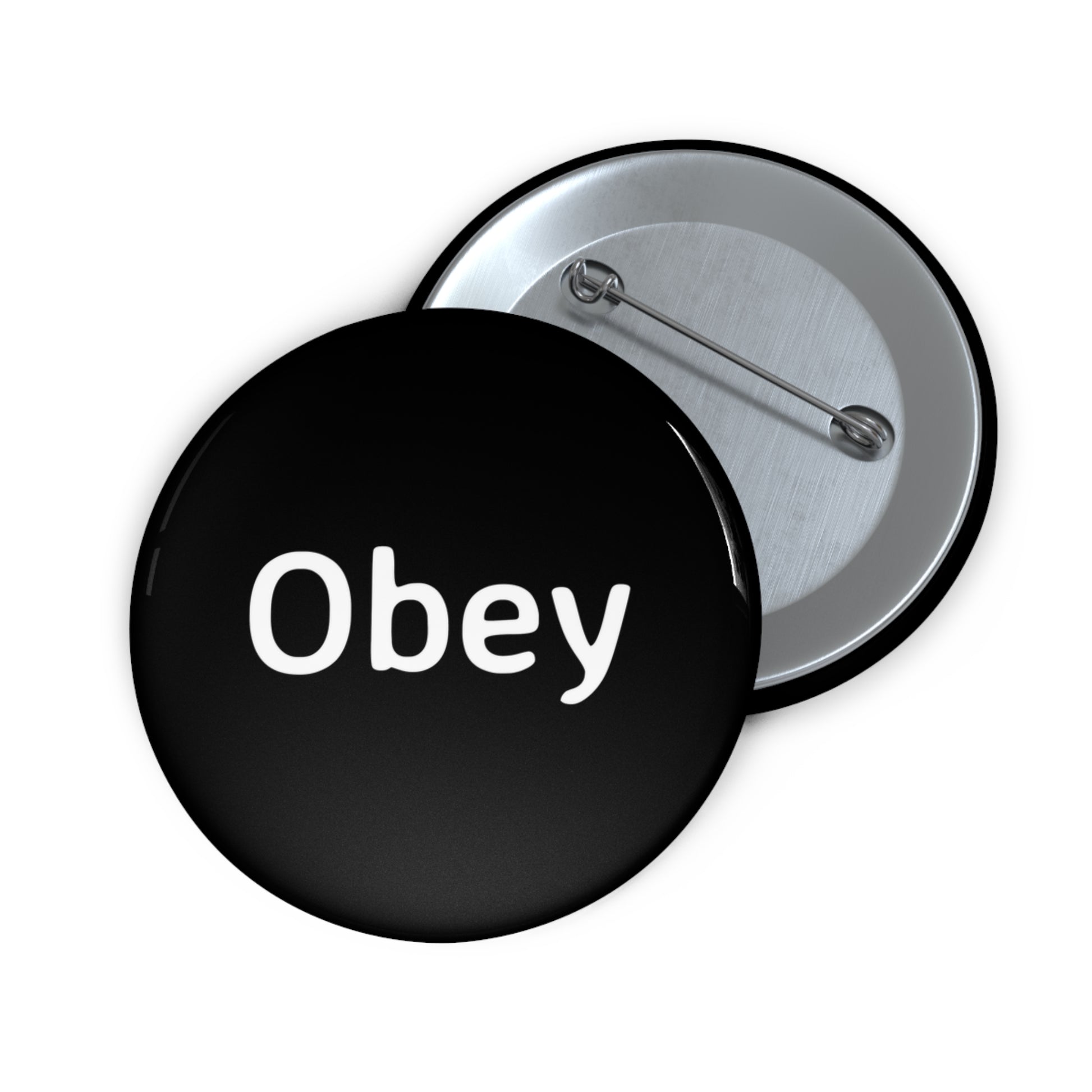 Obey - Pin Button - Premium Accessories from Printify - Just $8.28! Shop now at Concordia Style Boutique