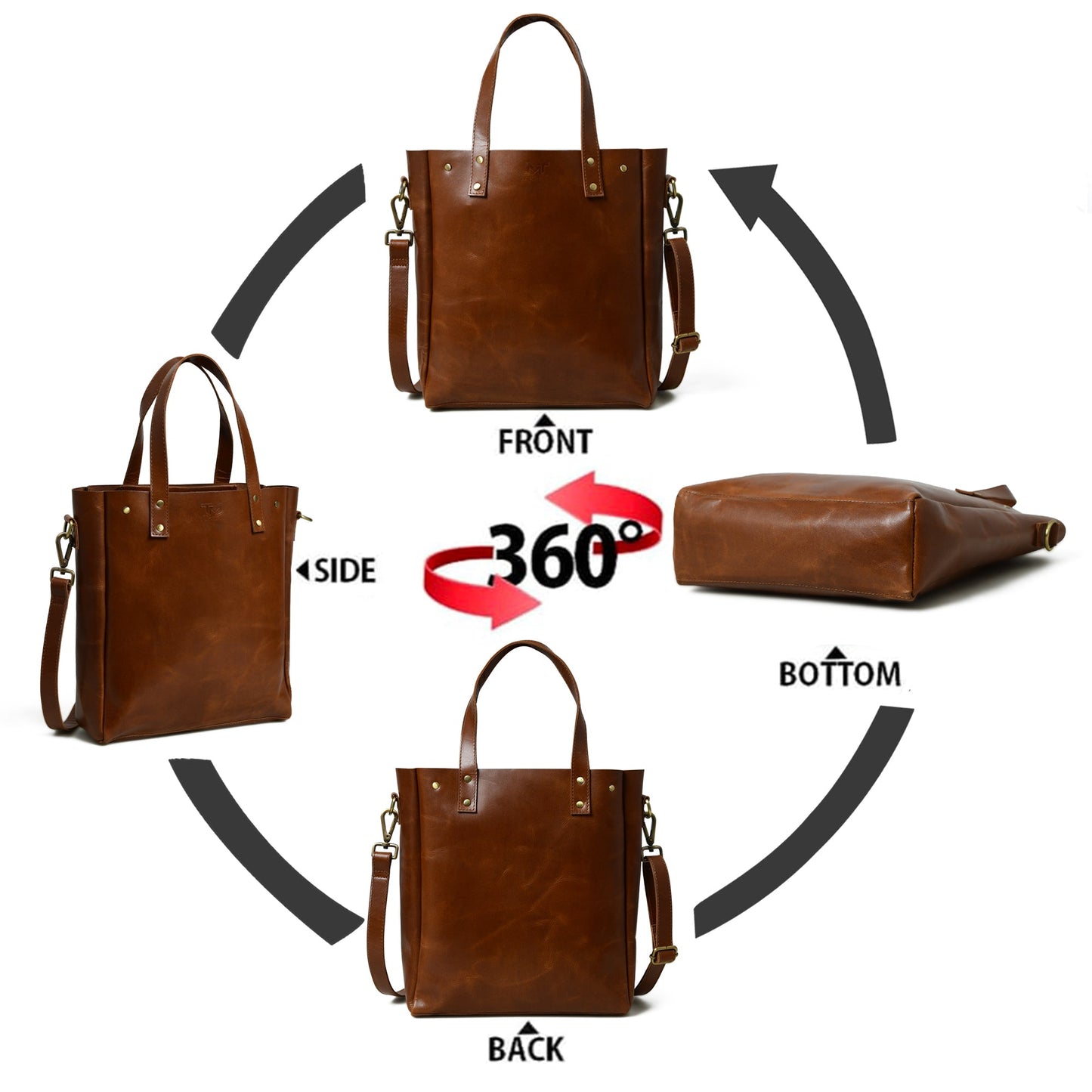 Executive Elegance Crossbody Tote - Concordia Style Boutique