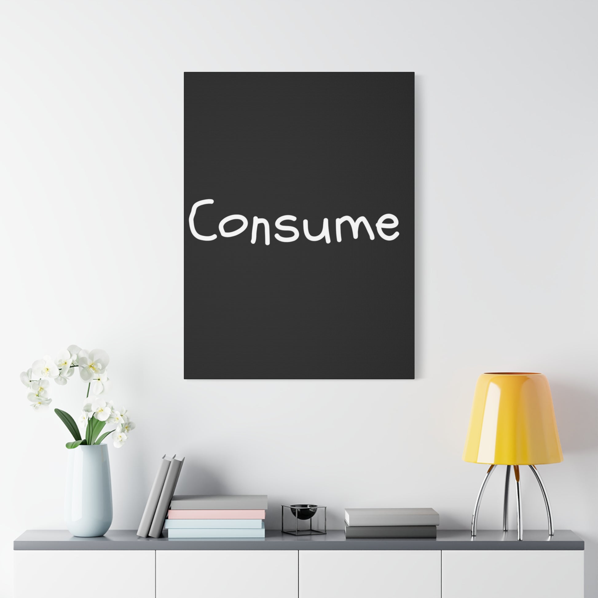 Classic Canvas -"Consume" - Premium Canvas from Concordia Style Boutique - Just $26.40! Shop now at Concordia Style Boutique