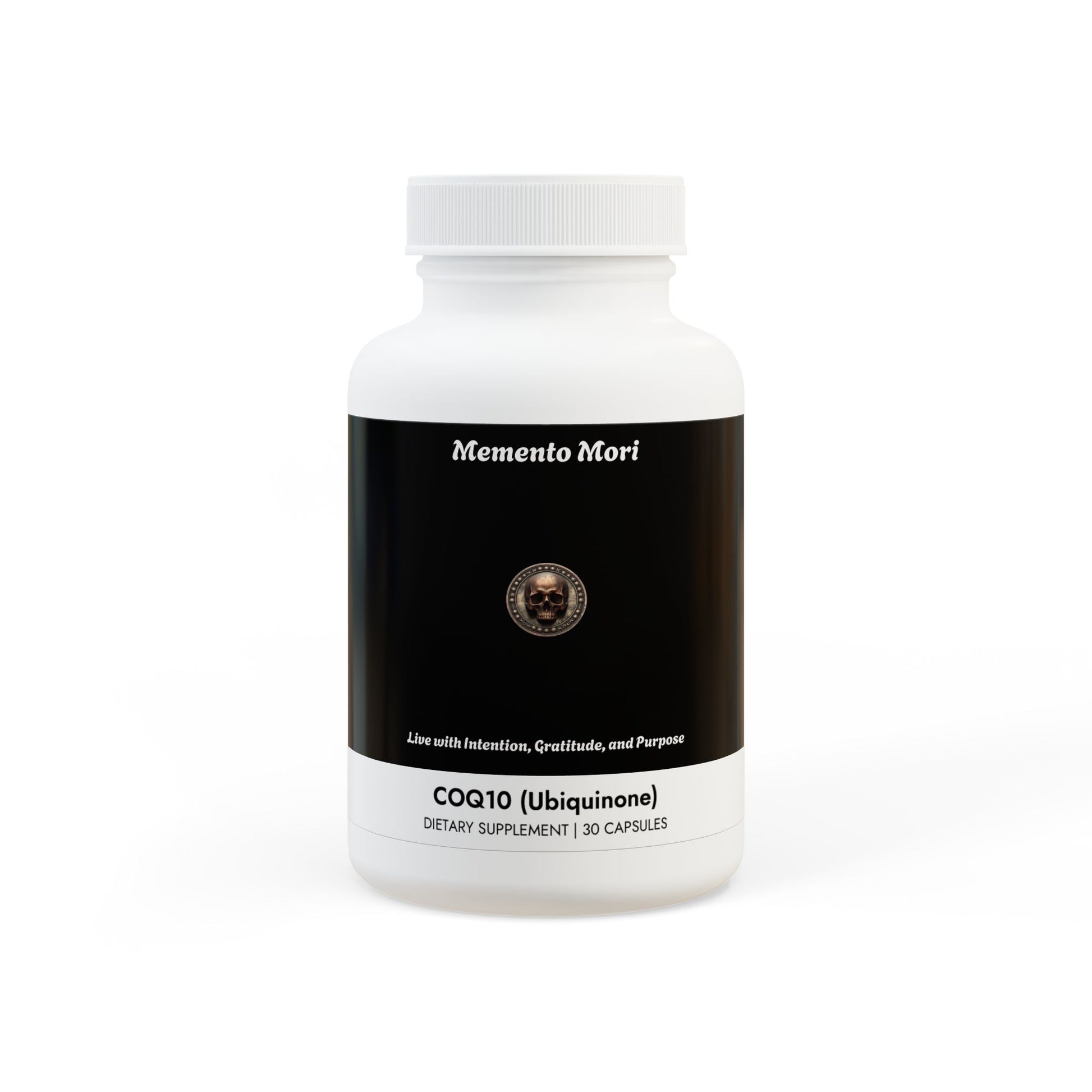 CoQ10 (Ubiquinone) Supplement (30 Capsules) - "Memento Mori" - Premium Food Supplements from Concordia Style Boutique - Just $22.55! Shop now at Concordia Style Boutique