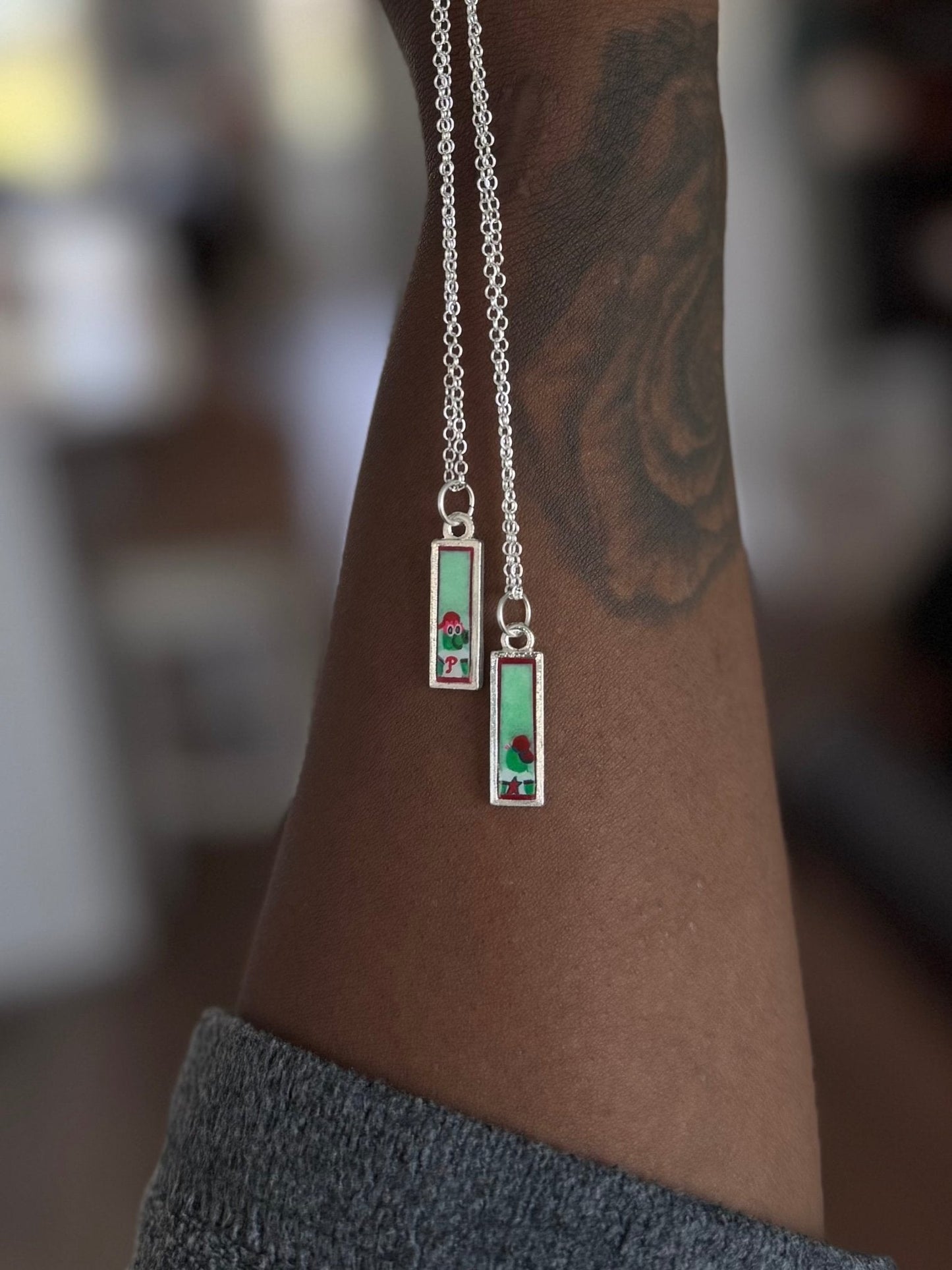 Mini Phillie Phanatic Pendant Necklace