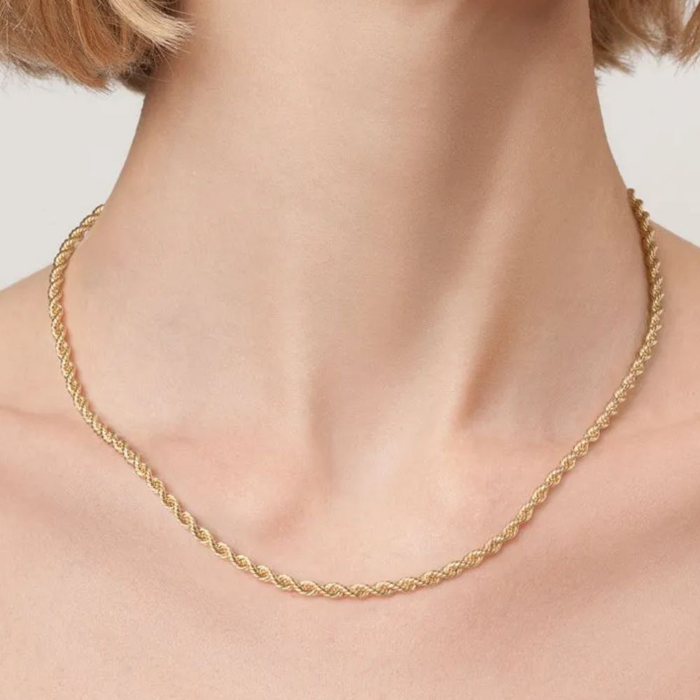 TWISTED CHAIN NECKLACE - Concordia Style Boutique
