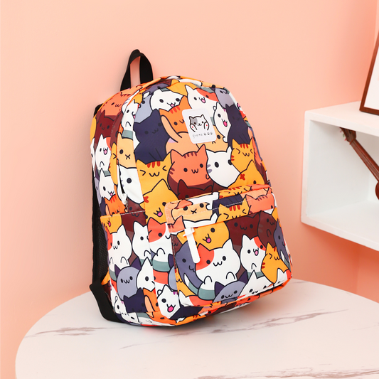 CARTOON CAT BACKPACK - Concordia Style Boutique