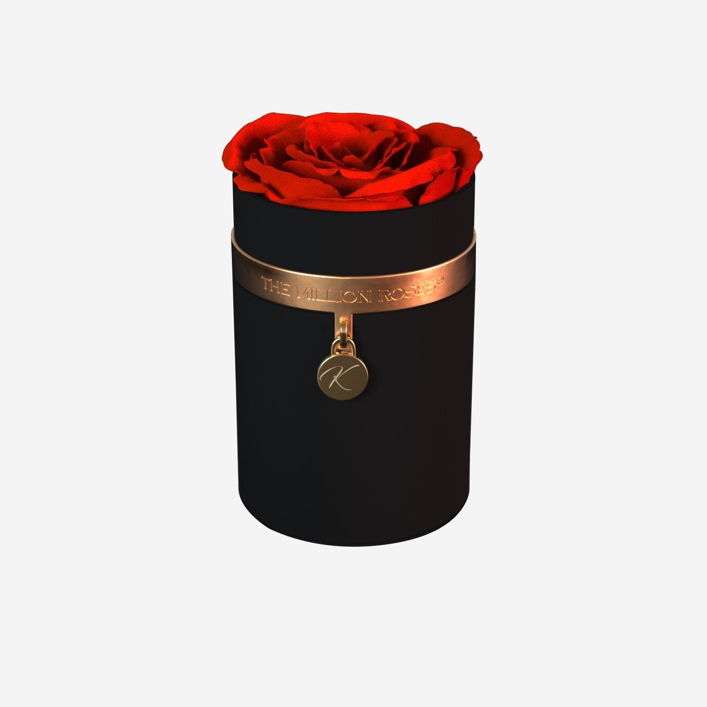 One in a Million™ Round Black Box | Charm Edition | Red Rose