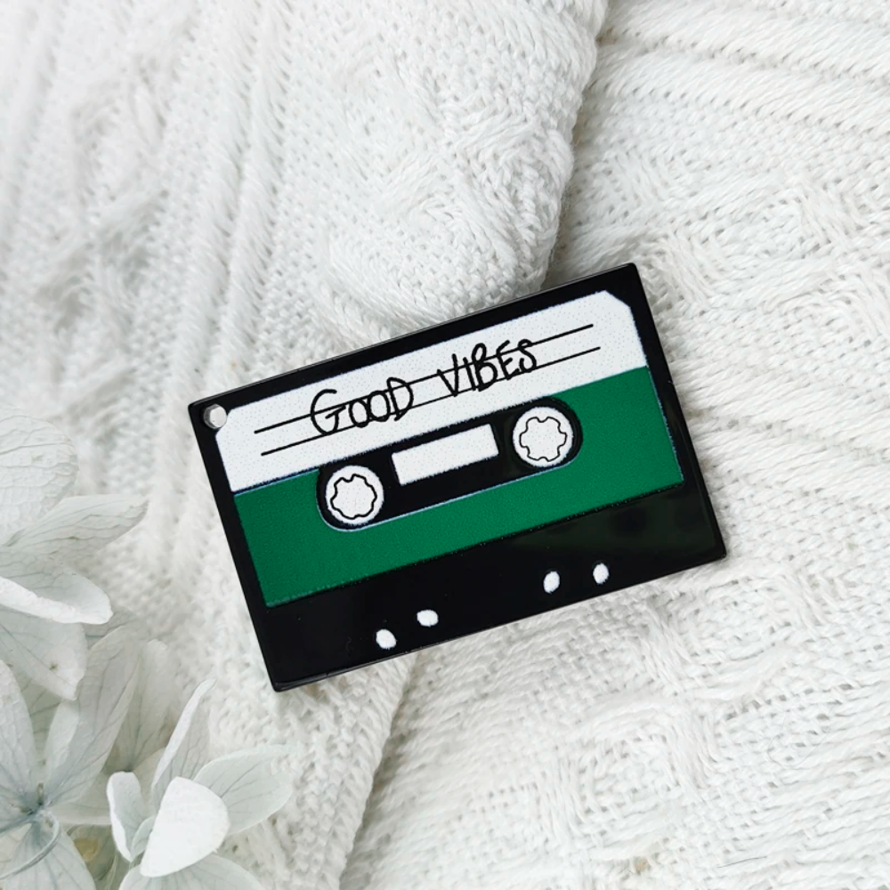 CASSETTE TAPE PIN - Concordia Style Boutique
